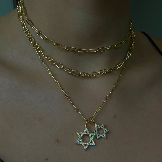 Double Star Necklace